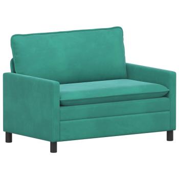 Sofa Set 2 stk. Türkis Samt