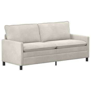 Sofa Set 2 stk. Creme Samt