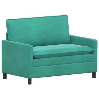 Sofa Set 2 stk. Türkis Samt