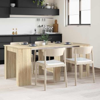 ARDEBO.de - Esstisch 180 x 85 x 75 cm Holzwerkstoff Sonoma-Eiche