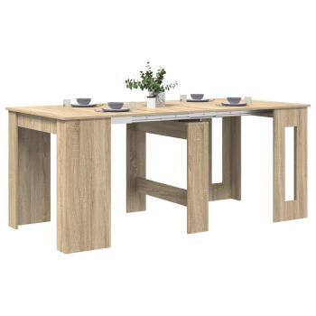 Esstisch 180 x 85 x 75 cm Holzwerkstoff Sonoma-Eiche