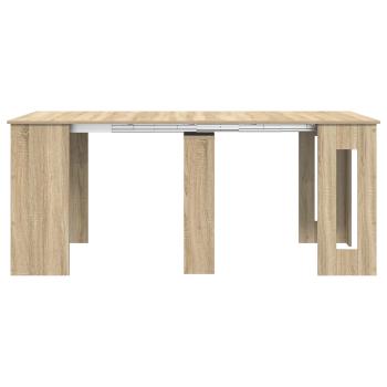 Esstisch 180 x 85 x 75 cm Holzwerkstoff Sonoma-Eiche