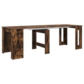 Esstisch 240 x 85 x 75 cm Holzwerkstoff Geräucherte Eiche