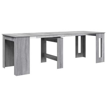 Esstisch 240 x 85 x 75 cm Holzwerkstoff Grau Sonoma