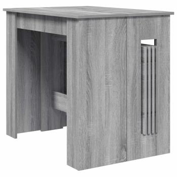 Esstisch 240 x 85 x 75 cm Holzwerkstoff Grau Sonoma