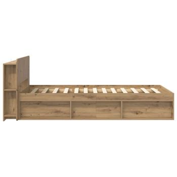 Bettgestell mit Stauraum Artisan-Eiche 100 x 200 cm