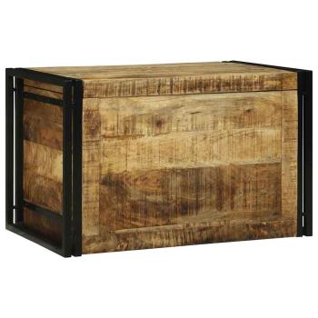 Aufbewahrungsbox Braun und Schwarz 80 x 50 x 50 cm