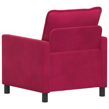 Sofa Weinrot 76 x 81 x 87,5 cm Samt