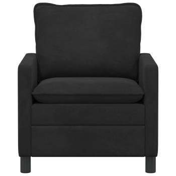 Sofa Schwarz 76 x 81 x 87,5 cm Samt