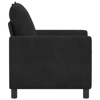 Sofa Schwarz 76 x 81 x 87,5 cm Samt