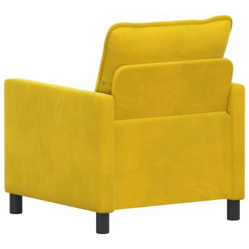 Sofa Gelb 76 x 81 x 87,5 cm Samt
