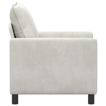 Sofa Creme 76 x 81 x 87,5 cm Samt