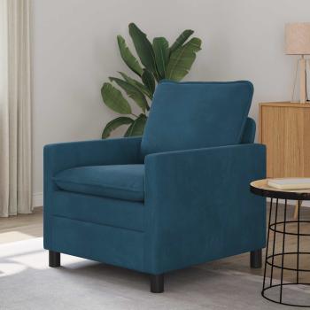 ARDEBO.de - Sofa Blau 76 x 81 x 87,5 cm Samt