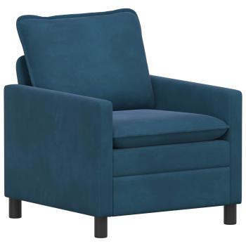 Sofa Blau 76 x 81 x 87,5 cm Samt