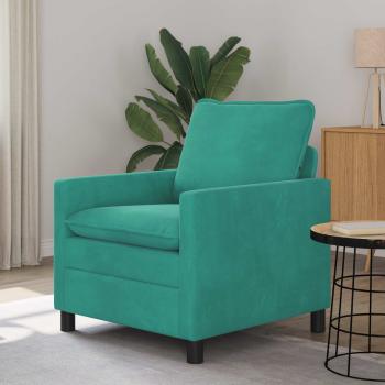 ARDEBO.de - Sofa Türkis 76 x 81 x 87,5 cm Samt