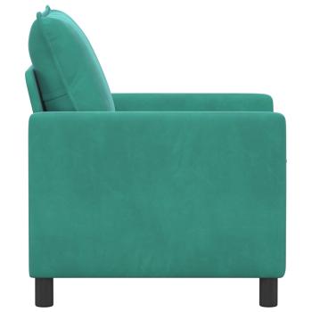 Sofa Türkis 76 x 81 x 87,5 cm Samt