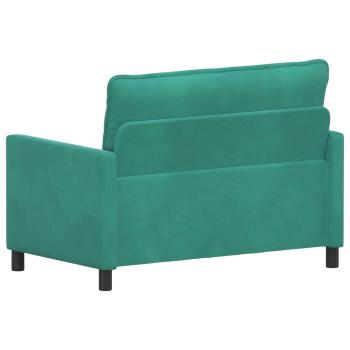 Sofa Türkis 126 x 81 x 87,5 cm Samt