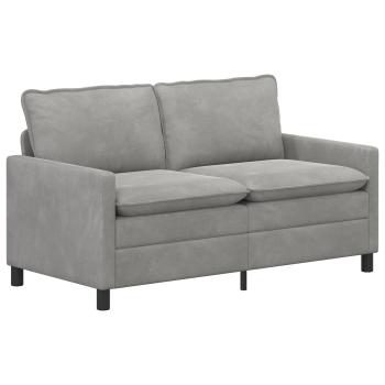 Sofa Hellgrau 156 x 81 x 87,5 cm Samt