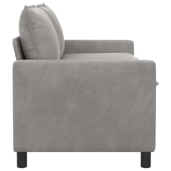 Sofa Hellgrau 156 x 81 x 87,5 cm Samt