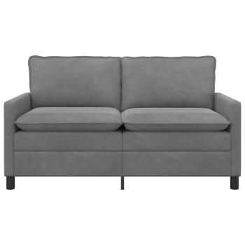 Sofa Dunkelgrau 156 x 81 x 87,5 cm Samt