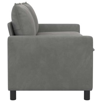 Sofa Dunkelgrau 156 x 81 x 87,5 cm Samt