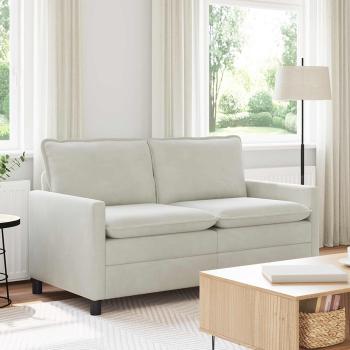 ARDEBO.de - Sofa Creme 156 x 81 x 87,5 cm Samt