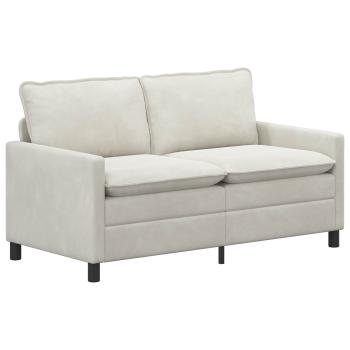 Sofa Creme 156 x 81 x 87,5 cm Samt