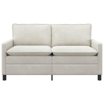 Sofa Creme 156 x 81 x 87,5 cm Samt
