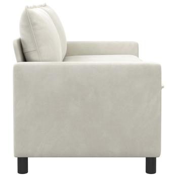 Sofa Creme 156 x 81 x 87,5 cm Samt