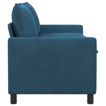 Sofa Blau 156 x 81 x 87,5 cm Samt