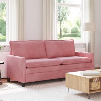 ARDEBO.de - Sofa Rosa 196 x 81 x 87,5 cm Samt