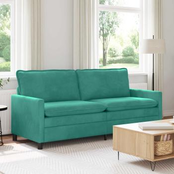 ARDEBO.de - Sofa Türkis 196 x 81 x 87,5 cm Samt