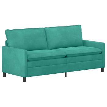 Sofa Türkis 196 x 81 x 87,5 cm Samt