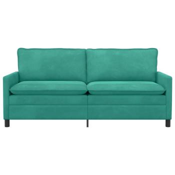 Sofa Türkis 196 x 81 x 87,5 cm Samt