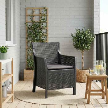ARDEBO.de - Sessel Anthrazit PP