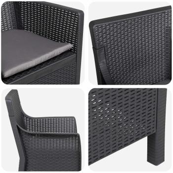 Sessel Anthrazit PP