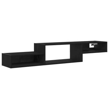 Wandmontierter TV-Schrank Wandhalterung Schwarze Eiche