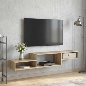 Wandmontierter TV-Schrank Wandhalterung Sonoma-Eiche