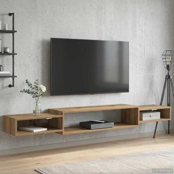 ARDEBO.de - Wandmontierter TV-Schrank Wandhalterung Artisan-Eiche