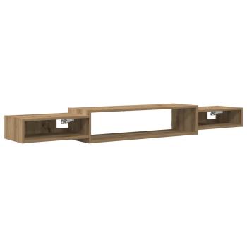 Wandmontierter TV-Schrank Wandhalterung Artisan-Eiche