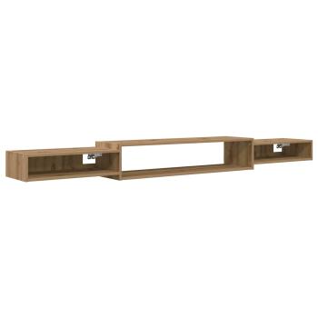 Wandmontierter TV-Schrank Wandhalterung Artisan-Eiche