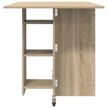 Esstisch 115 x 70 x 75 cm Holzwerkstoff Sonoma-Eiche