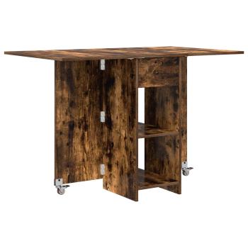 Esstisch 115 x 70 x 75 cm Holzwerkstoff Geräucherte Eiche