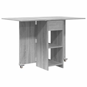 Esstisch 115 x 70 x 75 cm Holzwerkstoff Grau Sonoma