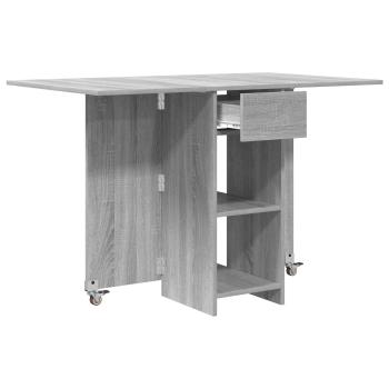 Esstisch 115 x 70 x 75 cm Holzwerkstoff Grau Sonoma