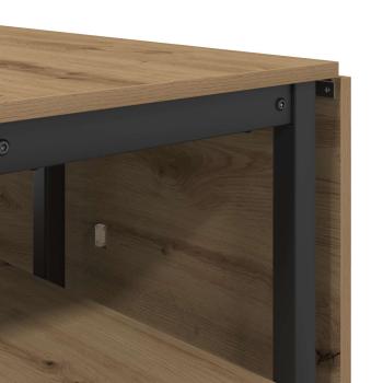 Esstisch 122 x 80 x 76,5 cm Holzwerkstoff Artisan-Eiche