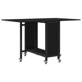 Faltbarer Esstisch mit Rollen 130 x 80 x 76,5 cm Holzwerkstoff