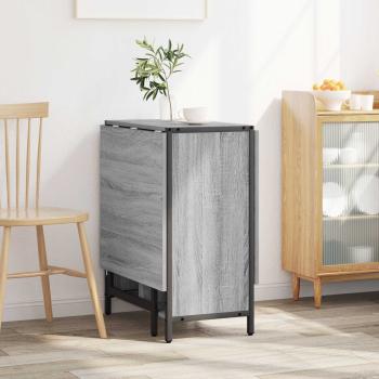 Esstisch 144 x 60 x 75 cm Holzwerkstoff Sonoma-Grau Rechteckig