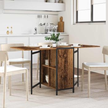 ARDEBO.de - Esstisch 144 x 60 x 75 cm Holzwerkstoff Altholz Rechteckig