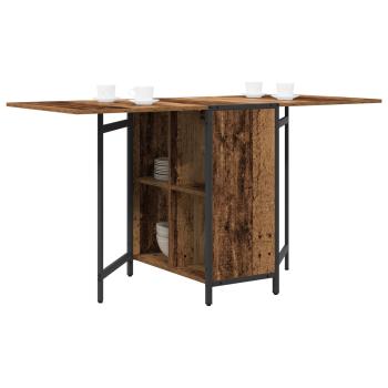 Esstisch 144 x 60 x 75 cm Holzwerkstoff Altholz Rechteckig